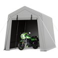 thumbnail image 1 of Bingirl Portable 10x15 FT Storage Shed with Rolled - up Zipper Door, 1 of 5
