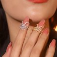 thumbnail image 1 of Baohd Fashionable Copper Ring Timeless Addition To Jewelry Box Rings For Women Ring For Women Luxury 05silveryKY1740, 1 of 6