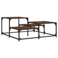 thumbnail image 4 of vidaXL Coffee Table Brown Oak 87.5x87.5x40 cm Engineered Wood, 4 of 5