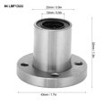 thumbnail image 1 of Round Flange Linear Motion Bearing, Low Friction Steel Ball, High Accuracy and Smooth Movement for Electronic Machinery, 1 of 7