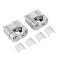 thumbnail image 4 of Filfeel Pair 22mm/28mm 1/8in 7/8in Motorcycle Handlebar Riser With CNC Aluminum Alloy, 4 of 8