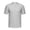 Grey, variant on RKSTN Mens Summer Beach Tops Henley T-Shirt Henley Linen Cotton Shirt Casual Short Sleeve T Shirt Pullover Tees Lightweight Curved Hem Plain Tees