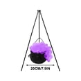 thumbnail image 4 of Halloween Decorations Witches Cauldron, Black Witch Cauldron, Large Plastic Cauldron For Halloween Decorations Outdoor & Indoor, 8 Inch Cauldron Halloween Decor, 4 of 7