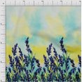 thumbnail image 1 of oneOone Silk Tabby Fabric Watercolor Flower Panel Printed Craft Fabric BTY 42 Inch Wide, 1 of 3