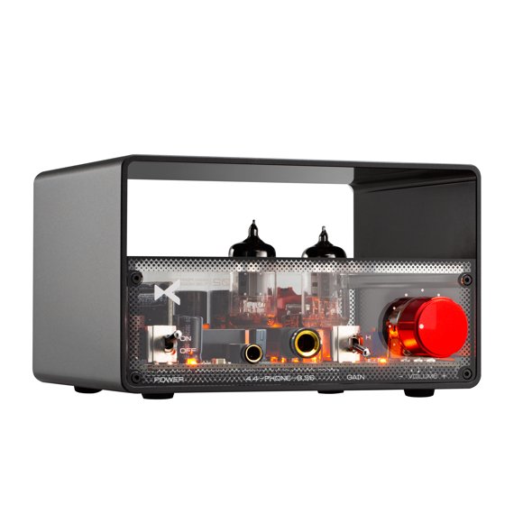 xDuoo MT-02 Hybrid Tube Headphone Amplifier, Dual 6J1 Vacuum Tube,Class A Amplification