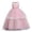 Pinks, variant on Huvoen Flower Girl Dress for Wedding Children's Dress Girl Sleeveless Princess Dress Flower Mesh Dress Skirt Dress White 5-6 Years