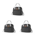 thumbnail image 3 of ZheElen Pack Lunch With Confidence Insulated Bento Bag Designed For Large Capacity With Strap+Black 3Set, 3 of 6
