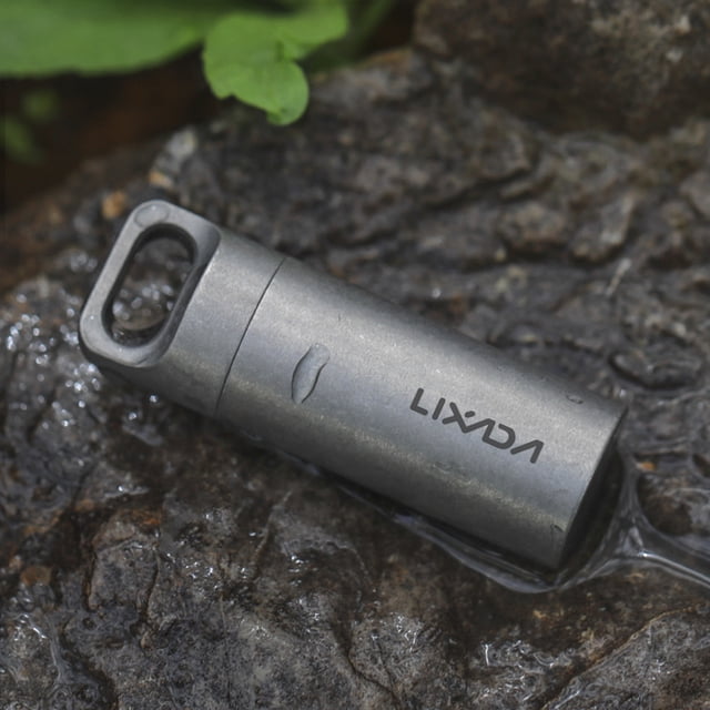 Bottle,Pill Container Pill Box Pill Pocket Container - Waterproof Ideal Container Ti Pill Box Container Box Bottle Waterproof Pill Container Waterproof Bottle Pill Container Ideal Ti