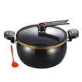thumbnail image 1 of Mini Pressure Cooker 8L Fast Heating Pressure Pot With Lock Handles Micro Pressure Cooker Induction Non Stick Stockpot With Standable See Through Lid For Soups/Stews/Grain, 1 of 4