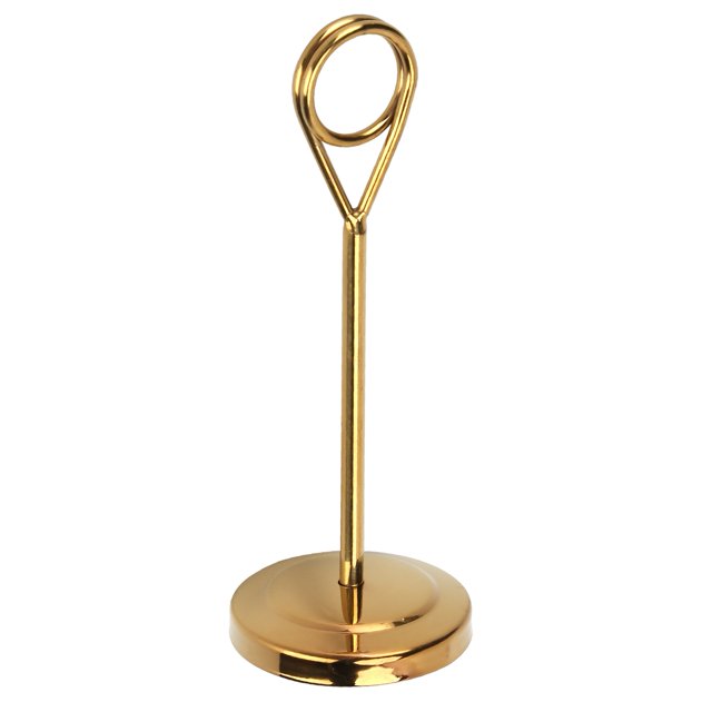 Picture Table Number Holder Stainless Steel Durable Fade Lightweight Picture Clip for Hotel Restaurant