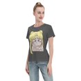 thumbnail image 4 of T-Shirt Basique à Manches Courtes pour Femmes Sailor Moon Édition Q Tsukiha, 4 of 6