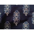 thumbnail image 4 of oneOone Cotton Poplin Fabric Leaves & Floral Block Decor Fabric Printed BTY 42 Inch Wide, 4 of 4