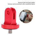thumbnail image 1 of Cergrey 1/4" Mini Tripod Mount Adapter Video Action Camera Accessory Aluminum Alloy TTP, 1 of 8
