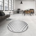 thumbnail image 4 of Ahgly Company Tapis d'Intérieur Lavable en Machine Carré Gris Platine, 4 Pieds Carré, 4 of 7