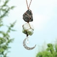 thumbnail image 2 of Hanging Car Charm - Dangling Moon Crystal Accessories for Car and Home, 2 of 6