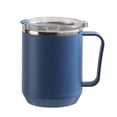 thumbnail image 2 of YIMWNYI Portable Stainless Steel Coffee Mug, Double Layer Vacuum Insulated Mug, Mug with Lid & Handle, Induction Heatable Coffee Mug, Food-Grade 304 Stainless Steel Cup, Travel Camping Office Mug, 2 of 8