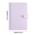 thumbnail image 4 of Sentmoon Women's Purses Purse for Women A6 Commemorative Banknote Storage Book Cash Saving Book Coin Clipper Money Album Large Capacity Accounting Book, 4 of 6
