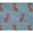 thumbnail image 4 of oneOone Cotton Flex Fabric Cat Ikat Print Fabric By Yard 40 Inch Wide, 4 of 4