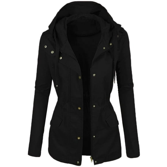 Women Jacket Women‘s Winter Fashionable Plain Color Short Lapel Motorcycle Leather Blouses
