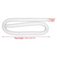 thumbnail image 3 of Dvkptbk Water Pipes 4-Piece 1.25-Inch Pool Hose 39-Inch Long Accessory Pool Pump Replacement Hose Above Ground Pool Filter Pump Using 1 1/4 Diameter Hose Swimming, 3 of 6
