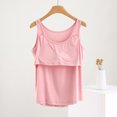 thumbnail image 4 of Yuyuzo Camisoles de Pyjama pour Femmes Été Sans Manches Col Rond T-Shirts Basiques Coupe Ample Camisoles Confortables, 4 of 7