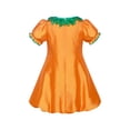 thumbnail image 4 of Robe Fille Costume Citrouille Halloween Farce Friandise Fête 4 Ans, 4 of 6