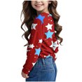 thumbnail image 3 of Posijego T-Shirts Graphiques à Manches Longues pour Tout-Petits Garçons Filles, Mignons, Col Ras du Cou, T-Shirts Basiques, Hauts, Chandail de Printemps pour Enfants, 3 of 6