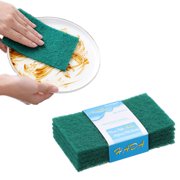 Suncoda Kitchen Cleaning Sheets, Dishcloths Kitchen Cloths Double-Sided Household Emery Sponge Wipe Cleaning Wipes Containing Sand Thickened Brushed Pots and Pans