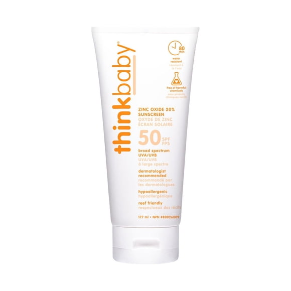 Thinkbaby Safe Sunscreen SPF 50+, 6oz