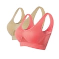 thumbnail image 1 of Timegard 2pc Sports Bras for Women Plus Size Full Coverage No Underwire High Support Breathable Athletic Bra, 1 of 4