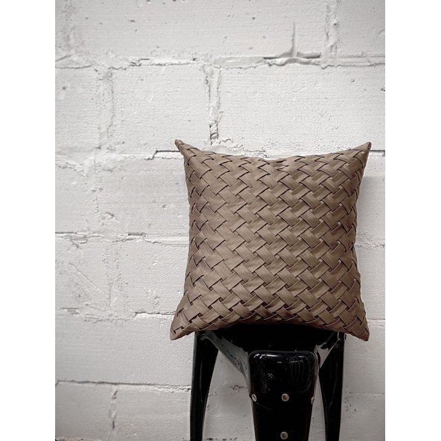 KOSSMAI Decorative Accent Throw Square Cushion Pillows Covers & Insert 17" X 17" Brown