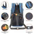 thumbnail image 4 of Amdohai Sac à Dos de Camping et de Randonnée 45 L Grande Capacité Sac d'Alpinisme Imperméable Sac à Dos de Voyage, 4 of 7