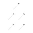 thumbnail image 3 of Redempat Cute Tea Spoon Exquisite Stainless Steel Spoon For Tea Drinking Teaware cat paw silver 1 5Set, 3 of 6