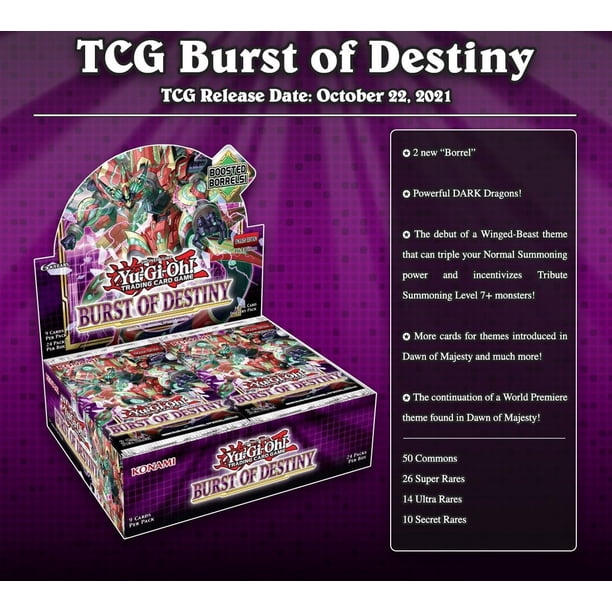 yugioh burst of destiny card list price TCGplayer TCG since 2002 burst of destiny yugioh card