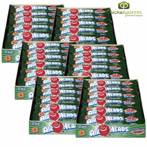 Airheads Watermelon Candy 15g x 36- (6 PACK)- TOTAL 216