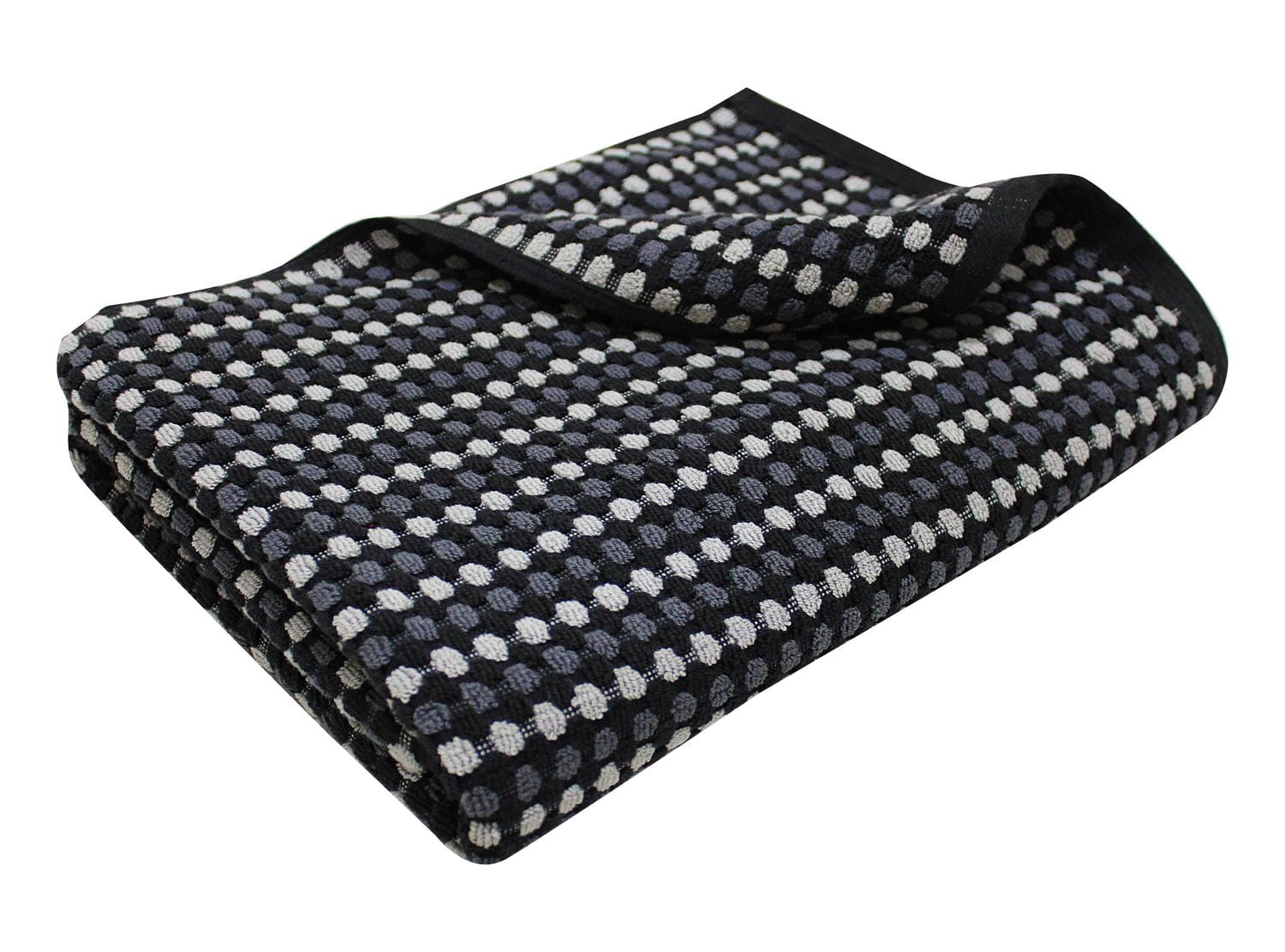 Serviette de toilette en coton Hometrends pour salle bain, douce et absorbante.