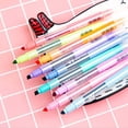 thumbnail image 5 of Prime Day Deals School Office Stationery 10 Colors Erasable Highlighters Assorted Colors Wide and Friction Highlighters Marker Set for Highlighting In Student 2ml, 5 of 5