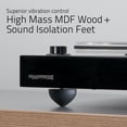 thumbnail image 4 of Fluance RT85 Reference High Fidelity Vinyl Turntable Record Player with Ortofon 2M Blue Cartridge, Acrylic Platter, Speed Control Motor High Mass MDF Wood Plinth Vibration Isolation Feet - Piano Black, 4 of 8