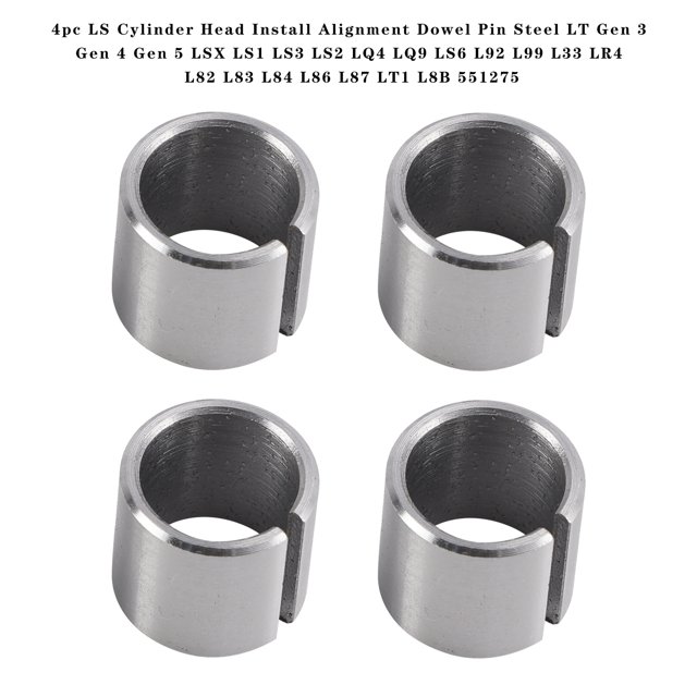 4pc LS Cylinder Head Install Alignment Dowel Pin Steel LT Gen 3 Gen 4 Gen 5 LSX