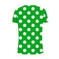 thumbnail image 4 of JDQJBZ T-Shirt à Manches Courtes pour Femmes Haut d'Été, Blouse Décontractée Ample de Mode pour Femmes Impression T-Shirt à Col en V Blouse T-Shirt Imprimé, 4 of 5