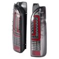 thumbnail image 4 of Tail Light Assembly Full Tail Lights Led Rear Reverse Light Pair LED Taillights Assembly Quadrate Tail Lamp Fit For Hiace 200  Van 2005-2017, 4 of 8