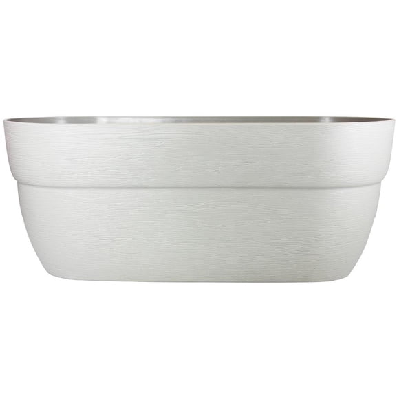 24" Deck Railing Planter - White