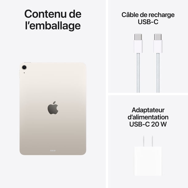 13-inch iPad Air Wi-Fi 256GB - Starlight (M4) - Walmart.ca
