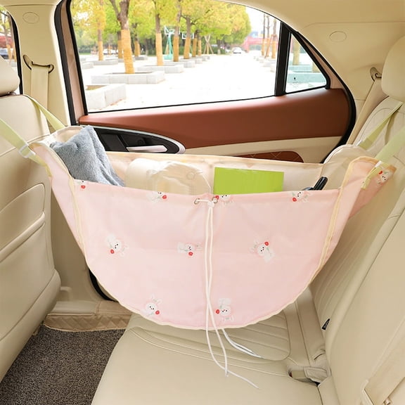 TopLLC Car Storage Bag Ins Wind Children's Creatives Multifunctional Car Seat Front And Rear Middle Storage Bag auto storage