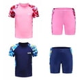 thumbnail image 2 of KYAIGUO 5-16T Kids Girls Sleeveless Ruffle Swimsuit Ruffle Bathing Suit Toddler 2-Piece Tankini Sets Swimwear, 2 of 9
