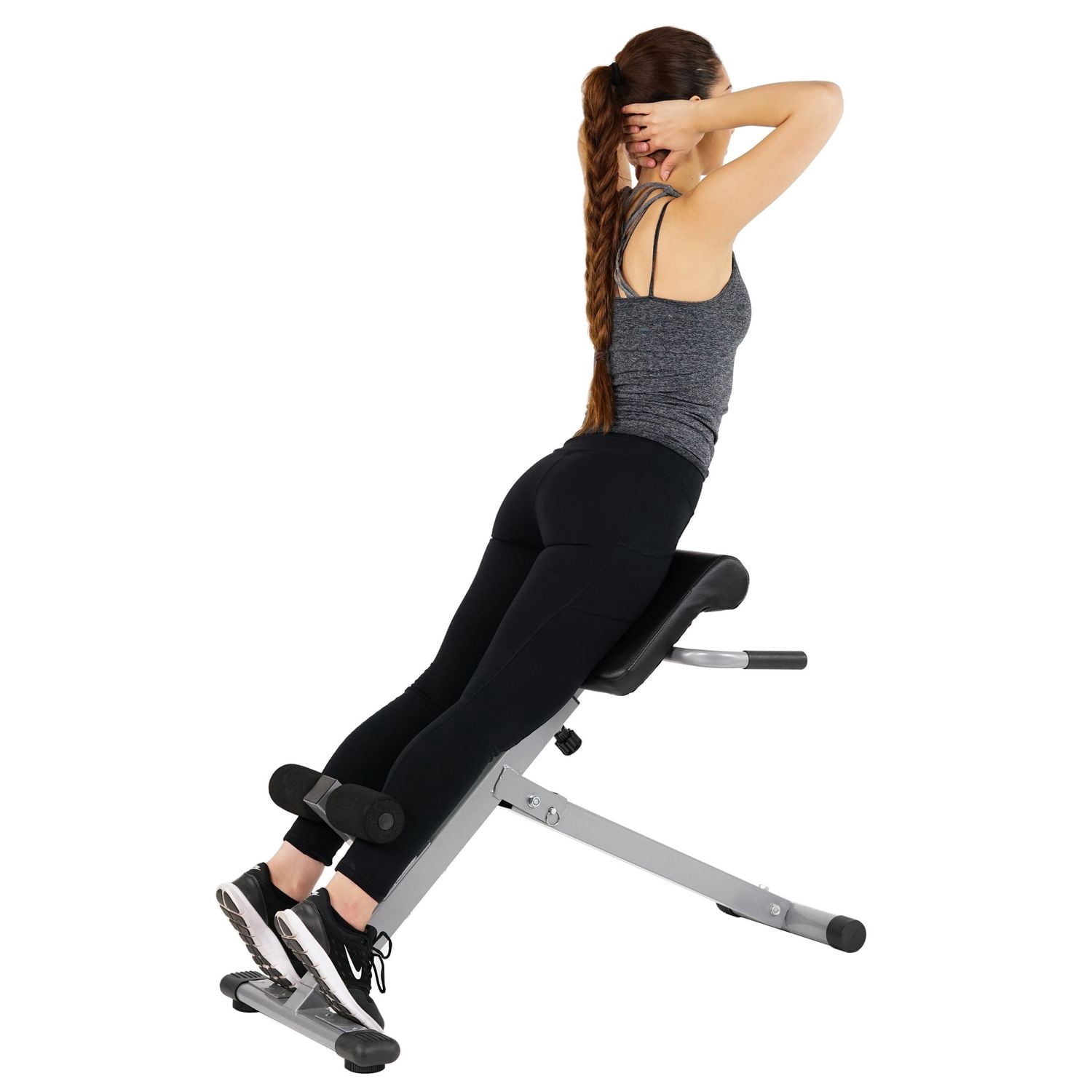 Chaise romaine de hyperextension Sunny Health & Fitness de 45 degrés