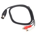 thumbnail image 3 of 8 Pin Din To 2  Adapter Cable, Clear Sound Male To Female Adapter Cable  For Sound Equipment 1.5m / 4.9ft, 3 of 8