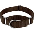 thumbnail image 1 of Country Brook Petz - Brown Martingale Heavy Duty Nylon Dog Collar - 21 Vibrant Color Options (1 Inch Wide. Extra Large), 1 of 8