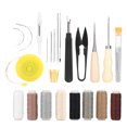 thumbnail image 3 of Leather Craft Tools, Leather Repair Kit, Practical Leather Craft Tool Kit for DIY Craft Sewing Leather Crafts, 3 of 7