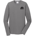 thumbnail image 1 of Gravity Outdoor Co. Performance Long Sleeve Shirt - Medium Grey - Black Logo - 2XL, 1 of 2